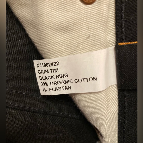 Nudie Jeans Black Grim Tim 32x32 - Picture 7 of 10